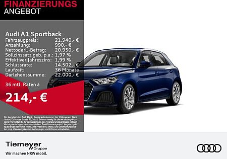 Audi A1 Sportback 25 TFSI ADVANCED LM16 SMART-INTERF