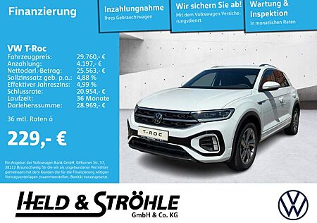 VW T-Roc Volkswagen R-Line 1.0 TSI KAM LED+ PDC SHZ ACC APP