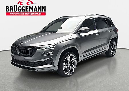 Skoda Karoq gebraucht kaufen Skoda Karoq 1.5 TSI DSG SPORTLINE NAVI LED PANO ACC WI