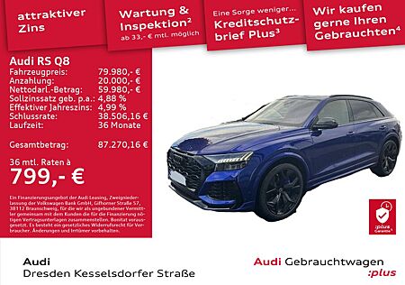 Audi RS Q8 4.0 TFSI Q. AHZV Kamera Navi HUD Pano Matr