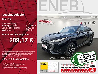 MG HS PHEV Luxury Gewerbe u Schwerbehind GdB min50%