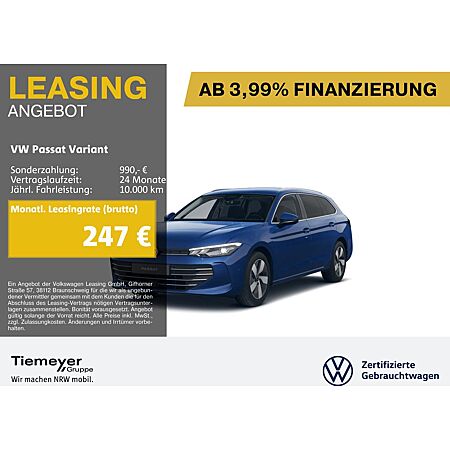 VW Passat Variant leasen
