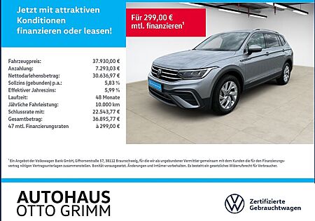 VW Tiguan Allspace Volkswagen 1.5 TSI DSG Life AHK LED Navi