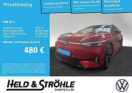 VW ID.7 Volkswagen Tourer GTX 4M IQ PANO 21" AHK AR-HuD 360°