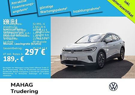 VW ID.4 Volkswagen Pure 125kW WärmePu CCS IQ.Light Navi ParkPi