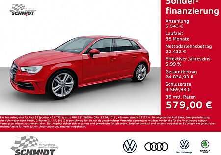 Audi S3 Sportback 2.0 TFSI quattro MMI 18" XENON+ GRA