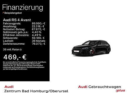 Audi RS4 RS 4 Avant competition plus quattro S line*Schal