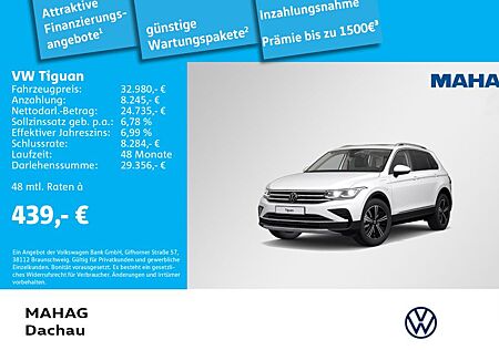 VW Tiguan Volkswagen 1.4 eTSI Elegance IQ.LIGHT Leder Navi AHK
