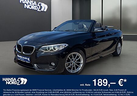 BMW 218d Cabrio LENKRADHZ. SPORTSITZ XENON NAVI PDC