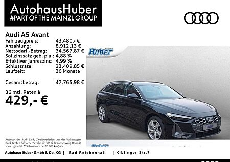 Audi A5 Avant TFSI 110 kW S tronic Kam. SHZ Virtual