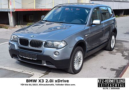 BMW X3 2.0i xDrive~Teilleder~Klimaauto~TÜV 01/27