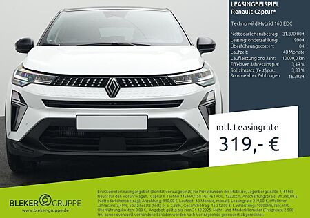 Renault Captur Techno Mild Hybrid 160 EDC