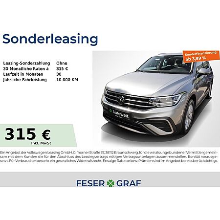 VW Tiguan Allspace leasen