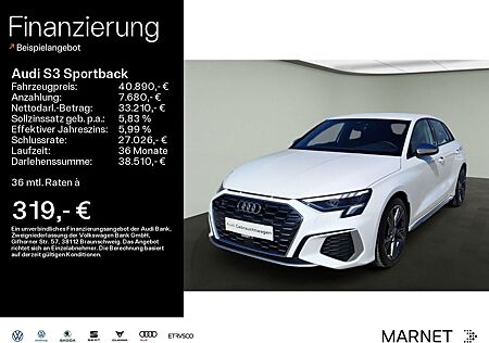 Audi S3 Sportback 2.0 TFSI quattro*Navi*LED*Alu*PDC*V