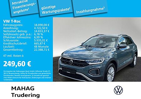 VW T-Roc Volkswagen Life 1.0 TSI LED ParkAssist Klima 6-Gang