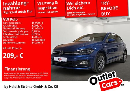 VW Polo Volkswagen R-Line 1.0 TSI LED NAV KAM ACC DAB+ 16"