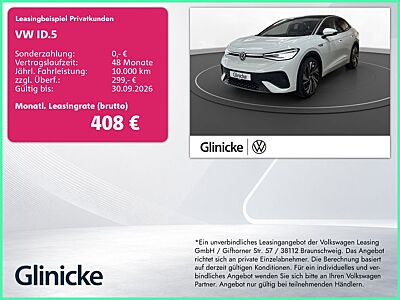 Volkswagen ID.5 Pro AHK Matrix LM 21" Navi PDC+RFK ACC Wärm
