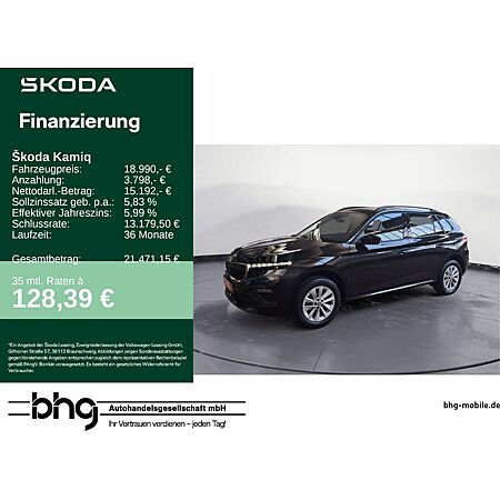 Skoda Kamiq leasen