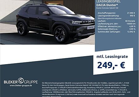 Dacia Duster III 1.6 E-TECH Hybr. 140 Extreme (EU 6e)