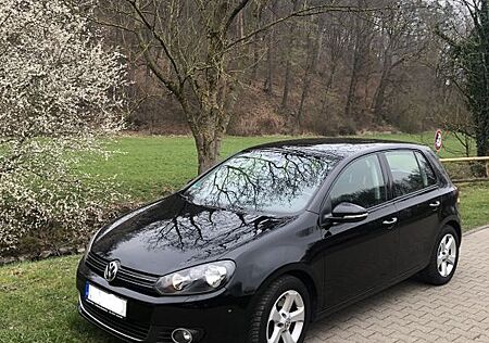 VW Golf Volkswagen 1.4 TSI Highline, schwarz, Klima, TÜV neu