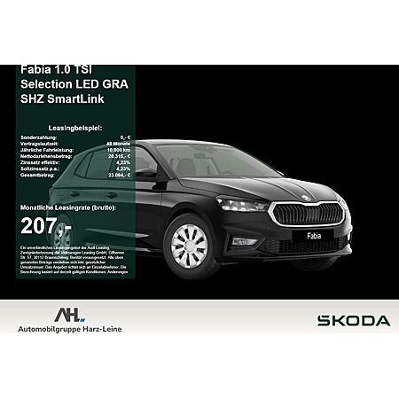 Skoda Fabia leasen