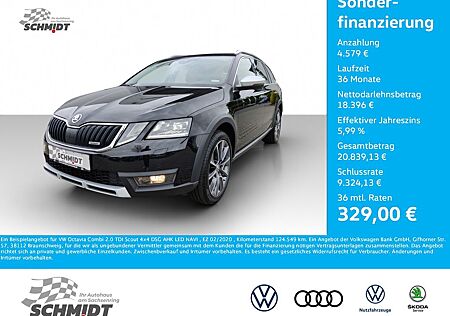Skoda Octavia Combi 2.0 TDI Scout 4x4 DSG AHK LED NAVI