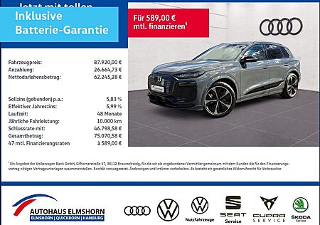 Audi Q6 e-tron edition one grey quattro PANO AHK HEA
