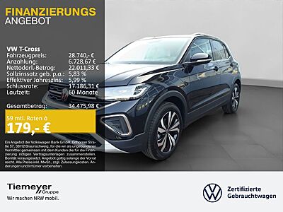 Volkswagen T-Cross 1.0 TSI DSG STYLE AHK ACC KAMERA APP-CON