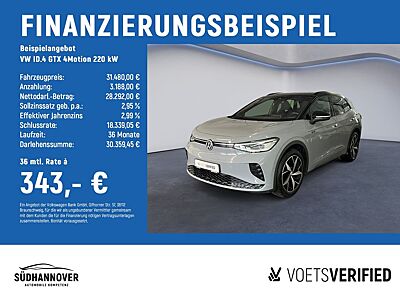 Volkswagen ID.4 GTX 4Motion 220 kW PANO+NAVI+SHZ+RearView
