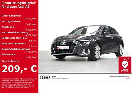 Audi A3 Sportback 40 TFSI E B&O ACC MATRIX VIRTUAL DA