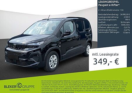 Peugeot Rifter L1 Allure Elektromotor 136
