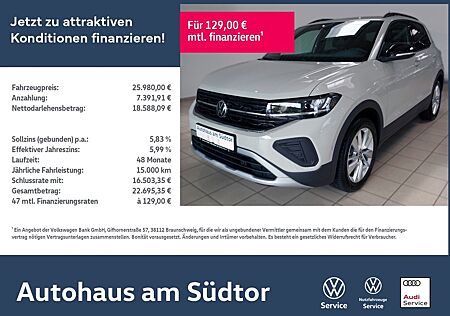 VW T-Cross gebraucht kaufen VW T-Cross Volkswagen GOAL 1.0 TSI DSG | LED RFK ACC Navi