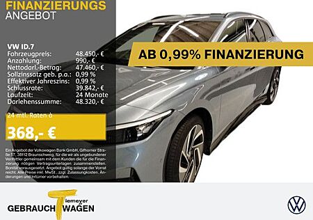 VW ID.7 Volkswagen Tourer PRO WÄRMEPUMPE IQ.LIGHT AHK LM20