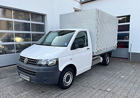 VW T5 Transporter Volkswagen Pritsche Tieflader mit Plane