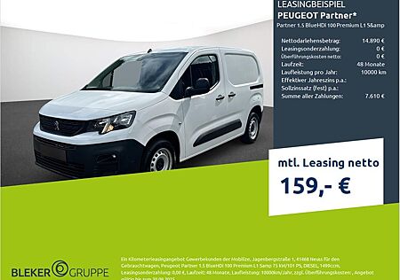 Peugeot Partner 1.5 BlueHDi 100 Premium L1 S&amp