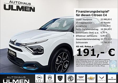Citroën C4 Feel Elektromotor LED Klimaautmatic DAB PDC h