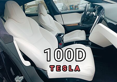 Tesla Model S 100D Like NEW White Seats