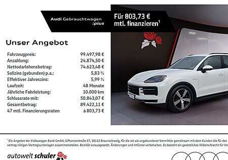 Porsche Cayenne E-Hybrid AHK Luft BOSE SportChrono 14Weg
