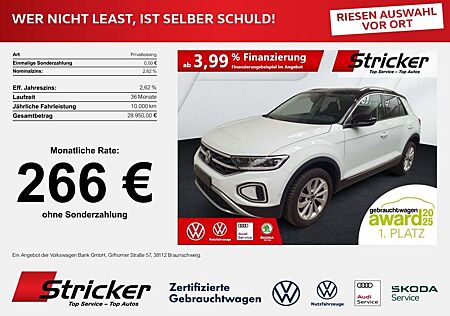 VW T-Roc Volkswagen Style 1.5TSI DSG 266,-ohne Anzahlung AHK N