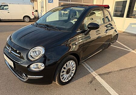 Fiat 500C 500 Cabrio Dolcevita Ellenator Navi LenkradBeige