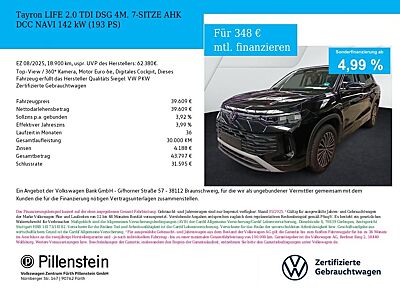 Volkswagen Tayron LIFE 2.0 TDI DSG 4M. 7-SITZE AHK DCC NAVI
