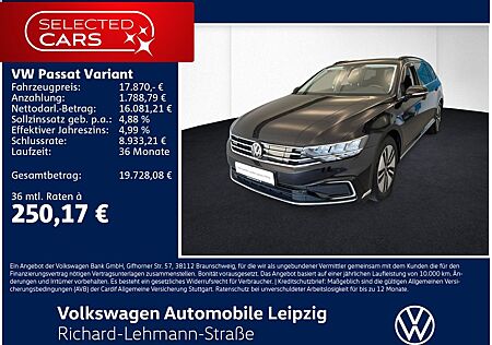 VW Passat Variant Volkswagen Passat - GTE 1.4 TSI Hybrid DSG *