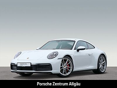 Porsche 992 911 Carrera 4S Sportabgas Leder- bordeauxrot