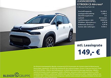 Citroën C3 Aircross PureTech 110