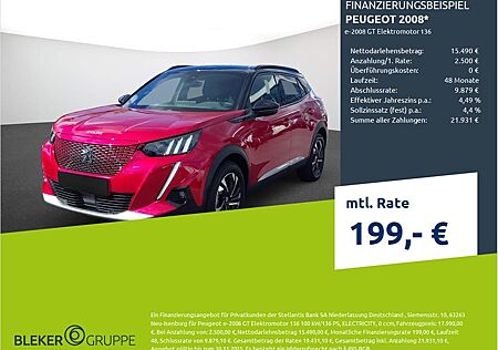 Peugeot 2008 gebraucht kaufen Peugeot 2008 e- GT Elektromotor 136