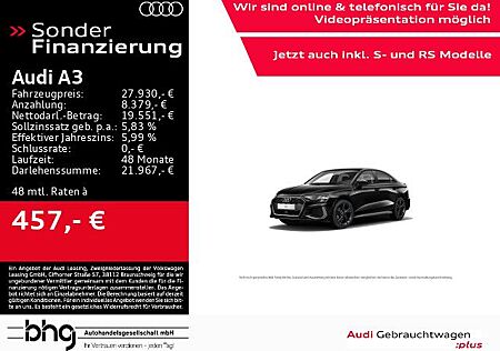 Audi A3 35FSI Limousine Sline Pano Kamera Sitzheizung