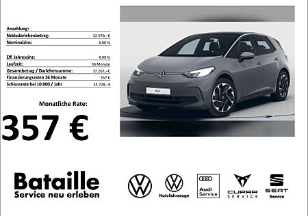 VW ID.3 Volkswagen Pro Navi LED ACC App-Connect Klimaautom DAB