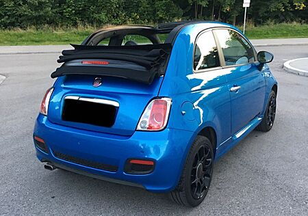Fiat 500S 1.2 Sport Cabrio / 1. Hand/Scheckheft/Klima