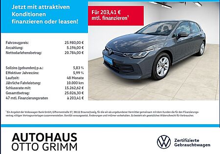 Volkswagen Golf VIII 1.5 eTSI Life DSG AHK ACC DAB+