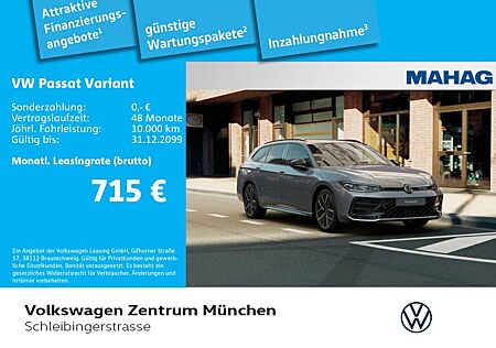 VW Passat Variant Volkswagen 2.0 TDI R-Line AHK NaviPro LED DC